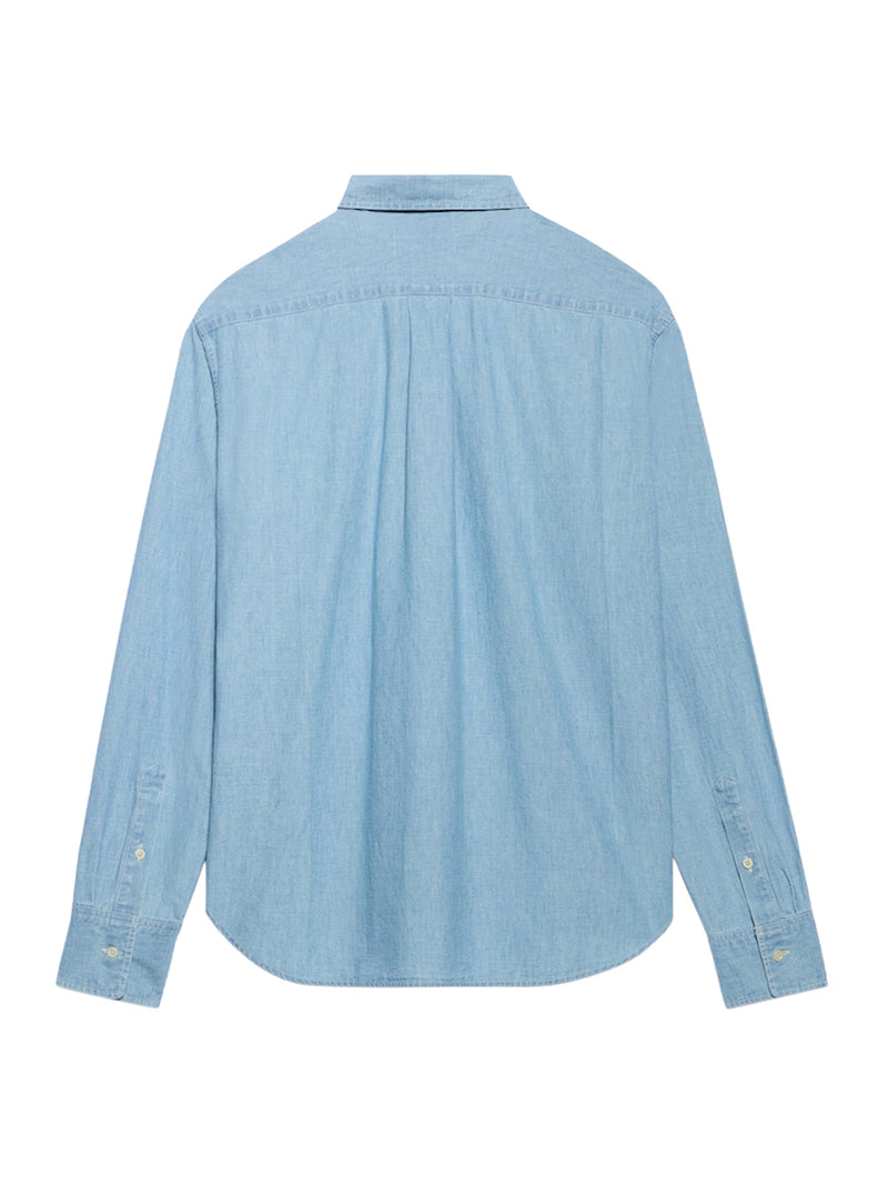 Celine Men Cotton Denim Shirt CELINE