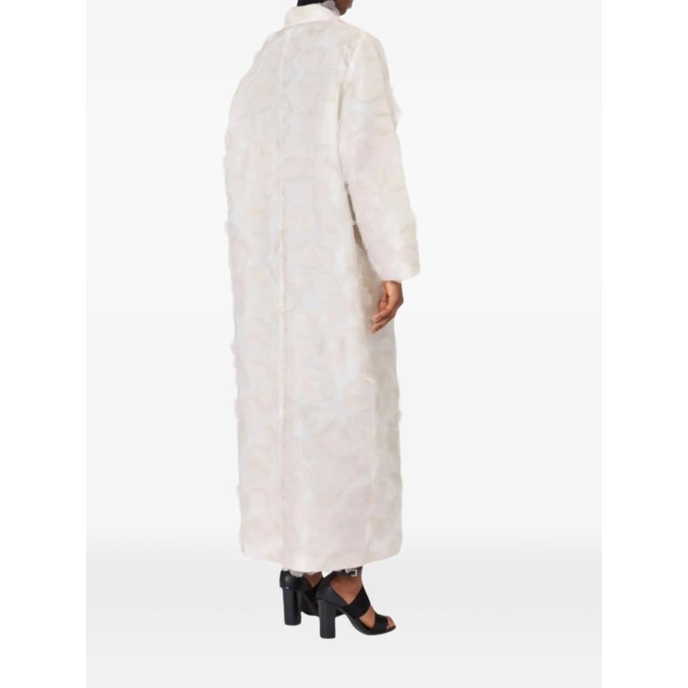Max Mara Neutrals Coats - Double Breasted & Peacoats Women Women MAX MARA