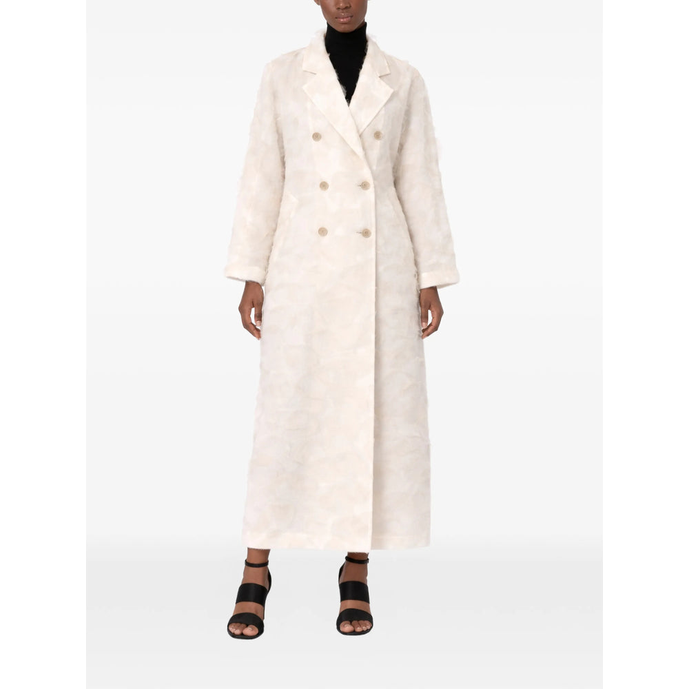 Max Mara Neutrals Coats - Double Breasted & Peacoats Women MAX MARA