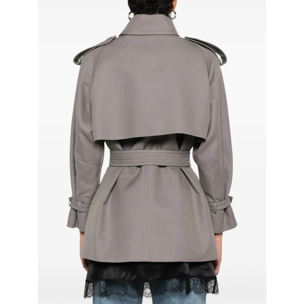 Max Mara Grey Coats - Trench & Raincoats Women MAX MARA