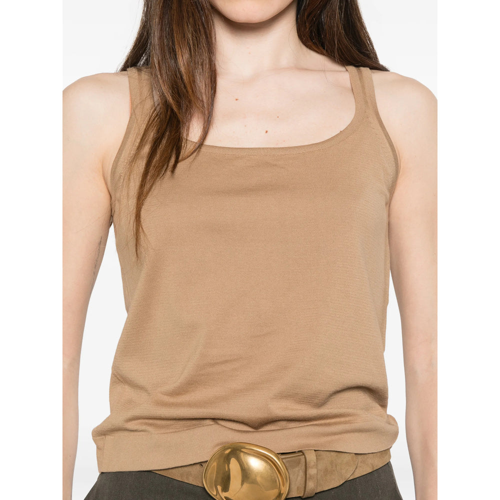 Max Mara Neutrals Tops - Vests & Tank Tops Women MAX MARA