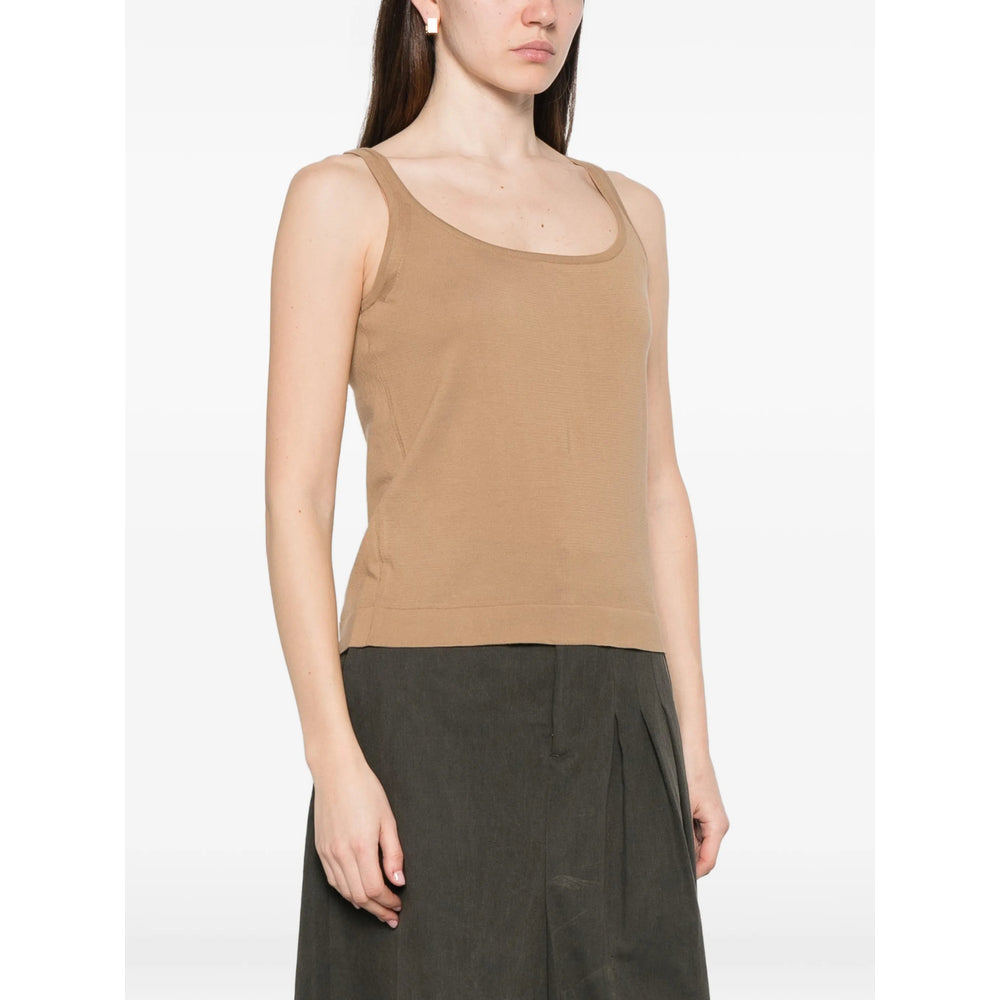 Max Mara Neutrals Tops - Vests & Tank Tops Women MAX MARA
