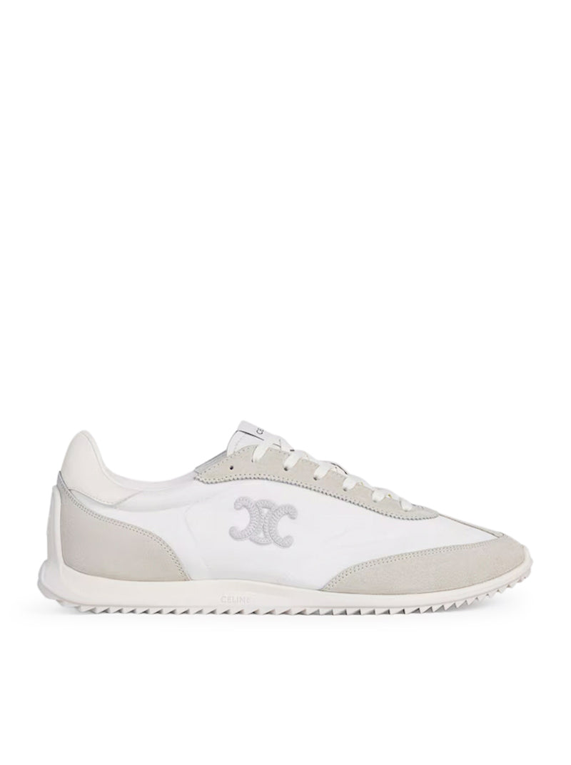 Celine Men Sneaker Bassa Stringata In Pelle Di Vitello Scamosciata CELINE