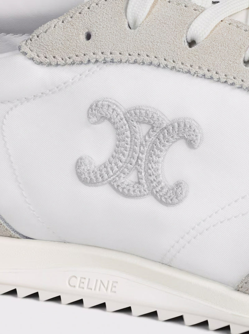 Celine Men Sneaker Bassa Stringata In Pelle Di Vitello Scamosciata CELINE