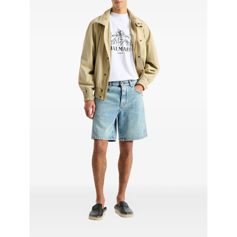 Balmain White T-Shirts & Vests - T-Shirts Men BALMAIN