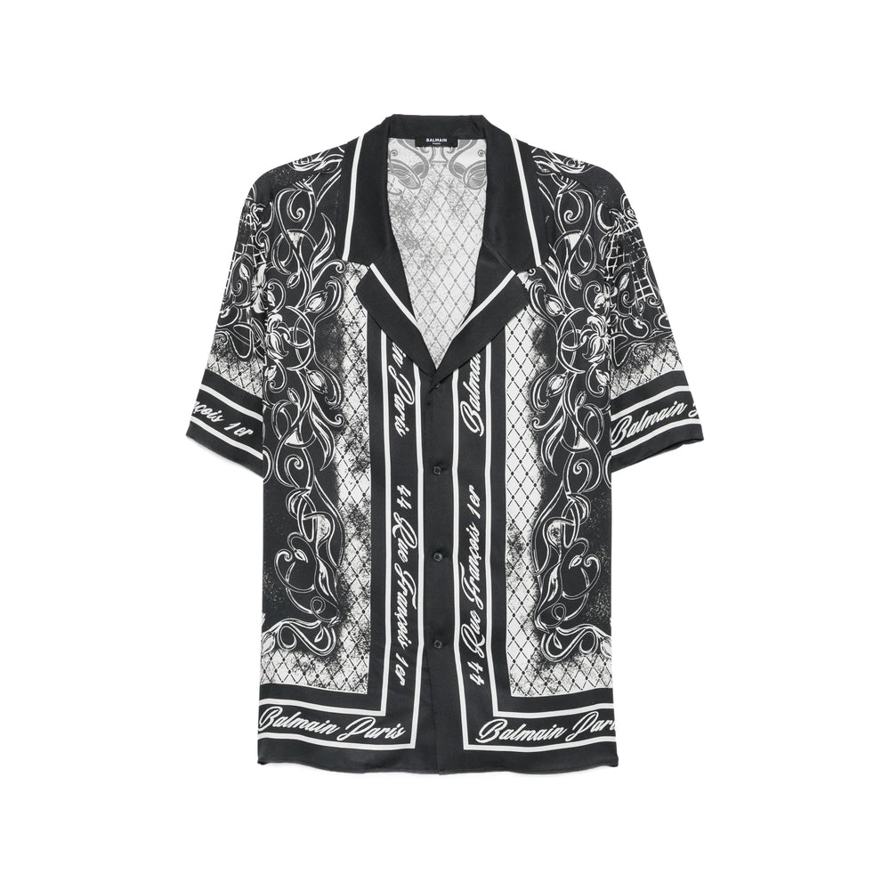 Balmain Black Shirts Men BALMAIN