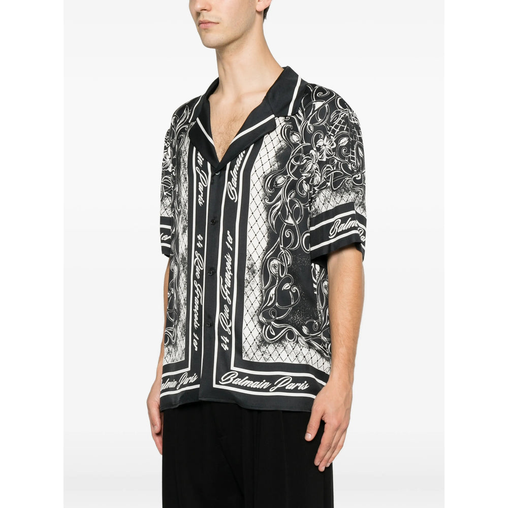 Balmain Black Shirts Men BALMAIN