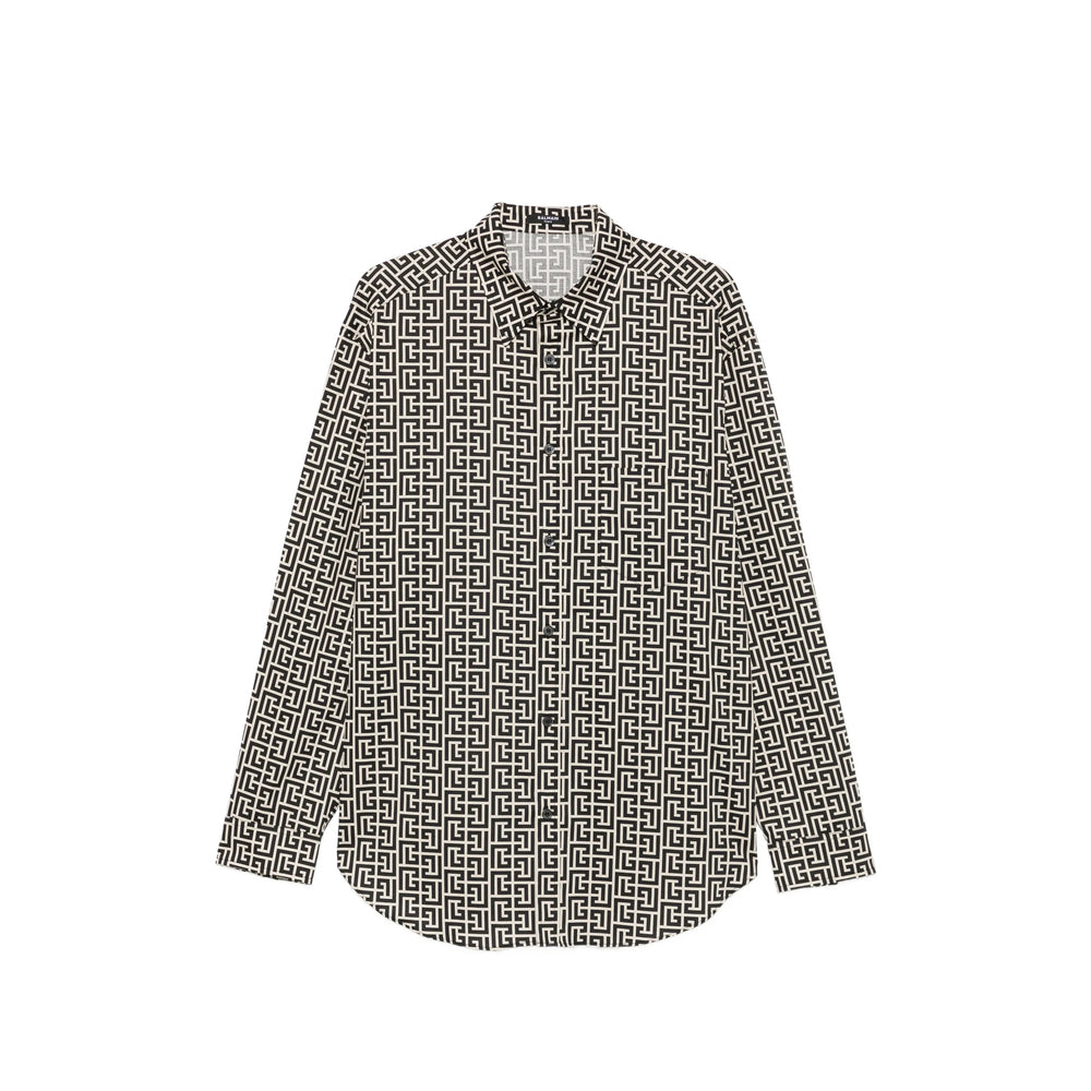 Balmain Black Shirts Men BALMAIN