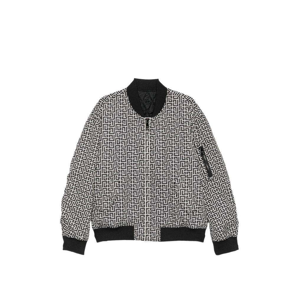 Balmain Black Jackets - Bomber Jackets Men BALMAIN