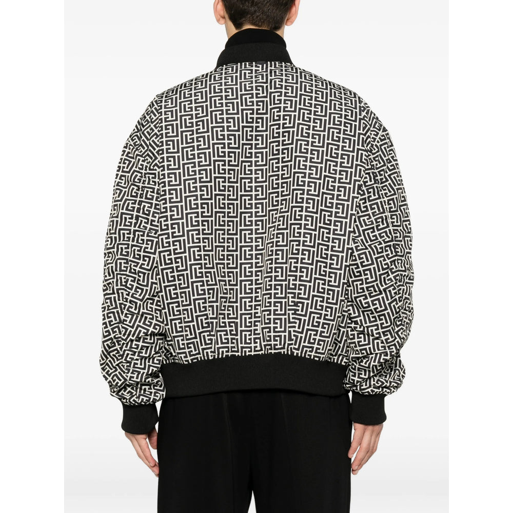 Balmain Black Jackets - Bomber Jackets Men BALMAIN