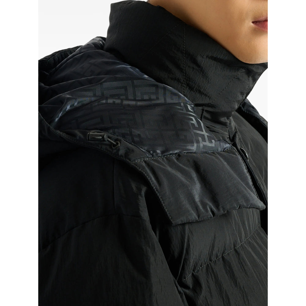 Balmain Black Coats - Padded Coats Men BALMAIN