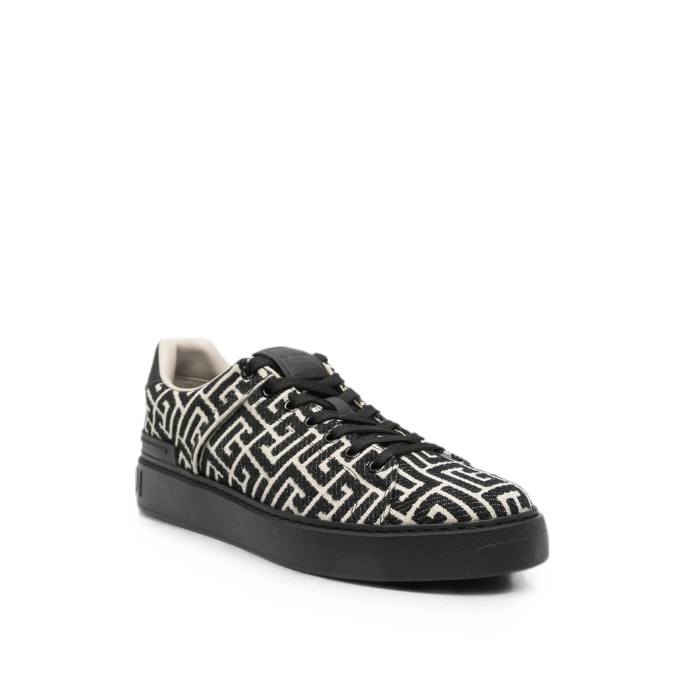 Balmain Black Trainers - Low-Tops Men BALMAIN
