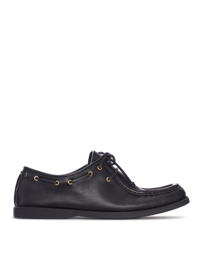 Celine Men Derby Leather Loafer With Eyelets CELINE