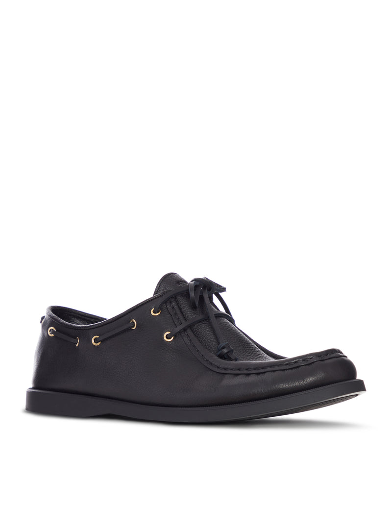 Celine Men Derby Leather Loafer With Eyelets CELINE