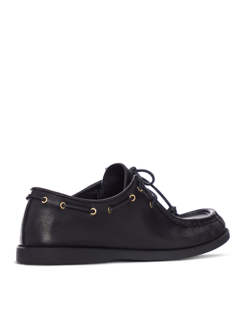 Celine Men Derby Leather Loafer With Eyelets CELINE
