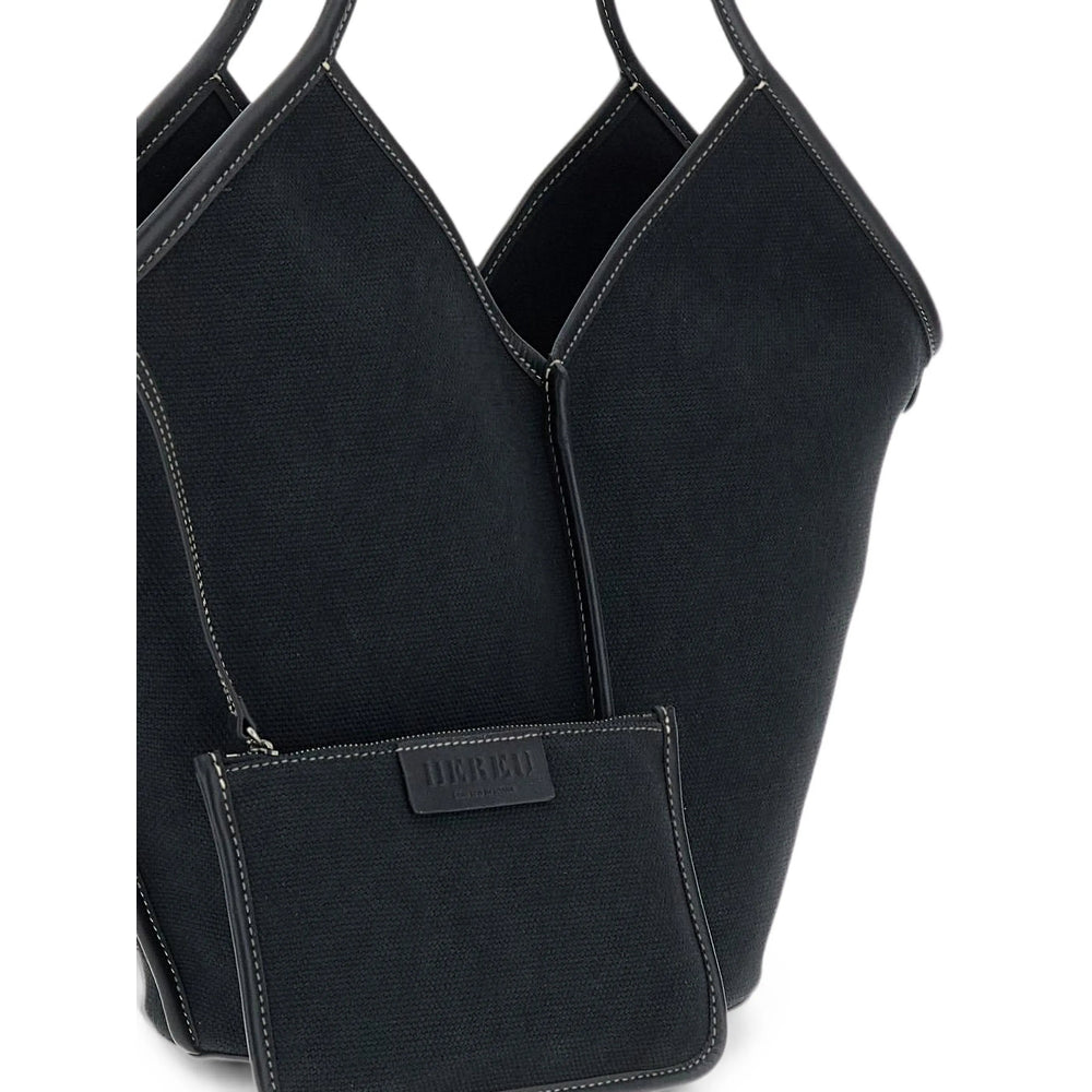 Hereu Black Tote Bags Women HEREU