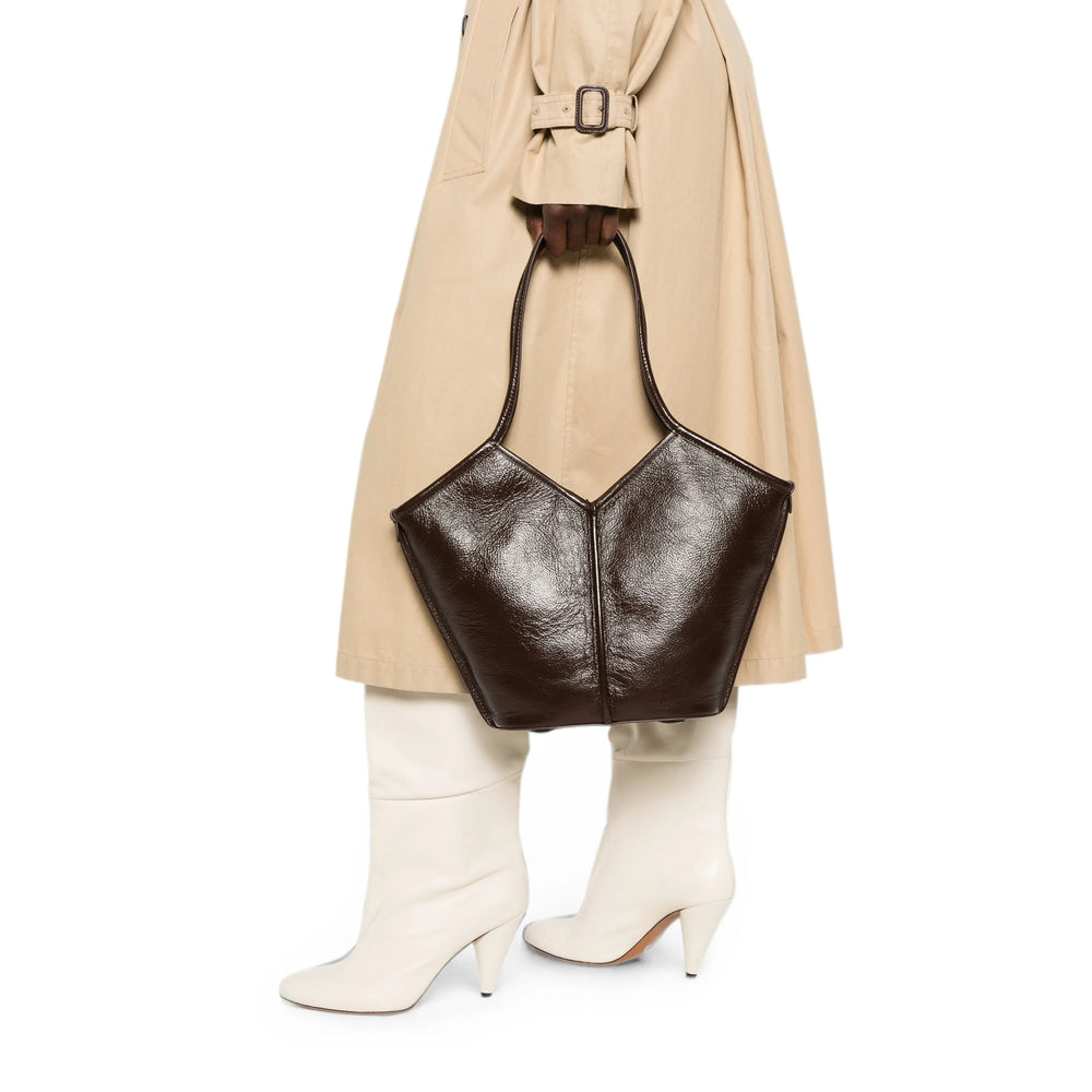 Hereu Brown Tote Bags Women HEREU
