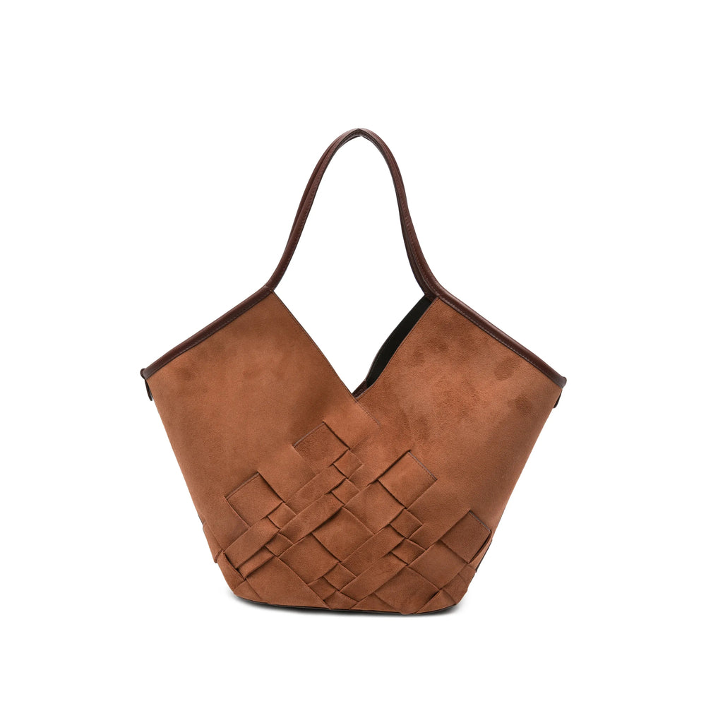 Hereu Brown Bucket Bags Women HEREU