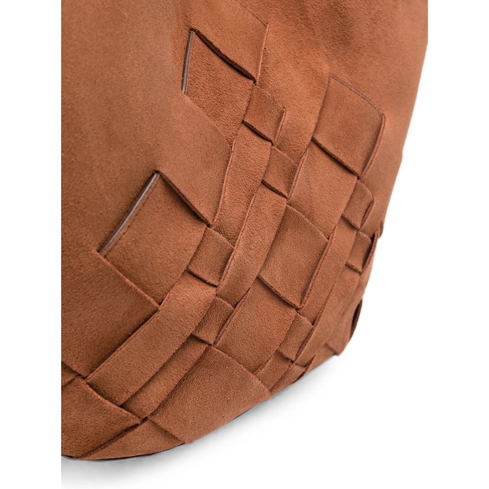 Hereu Brown Bucket Bags Women HEREU