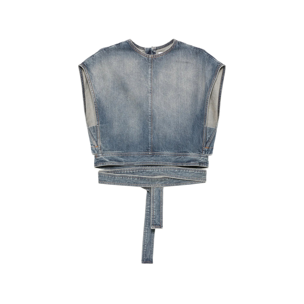Alaïa Blue Tops - Blouses Women ALAIA