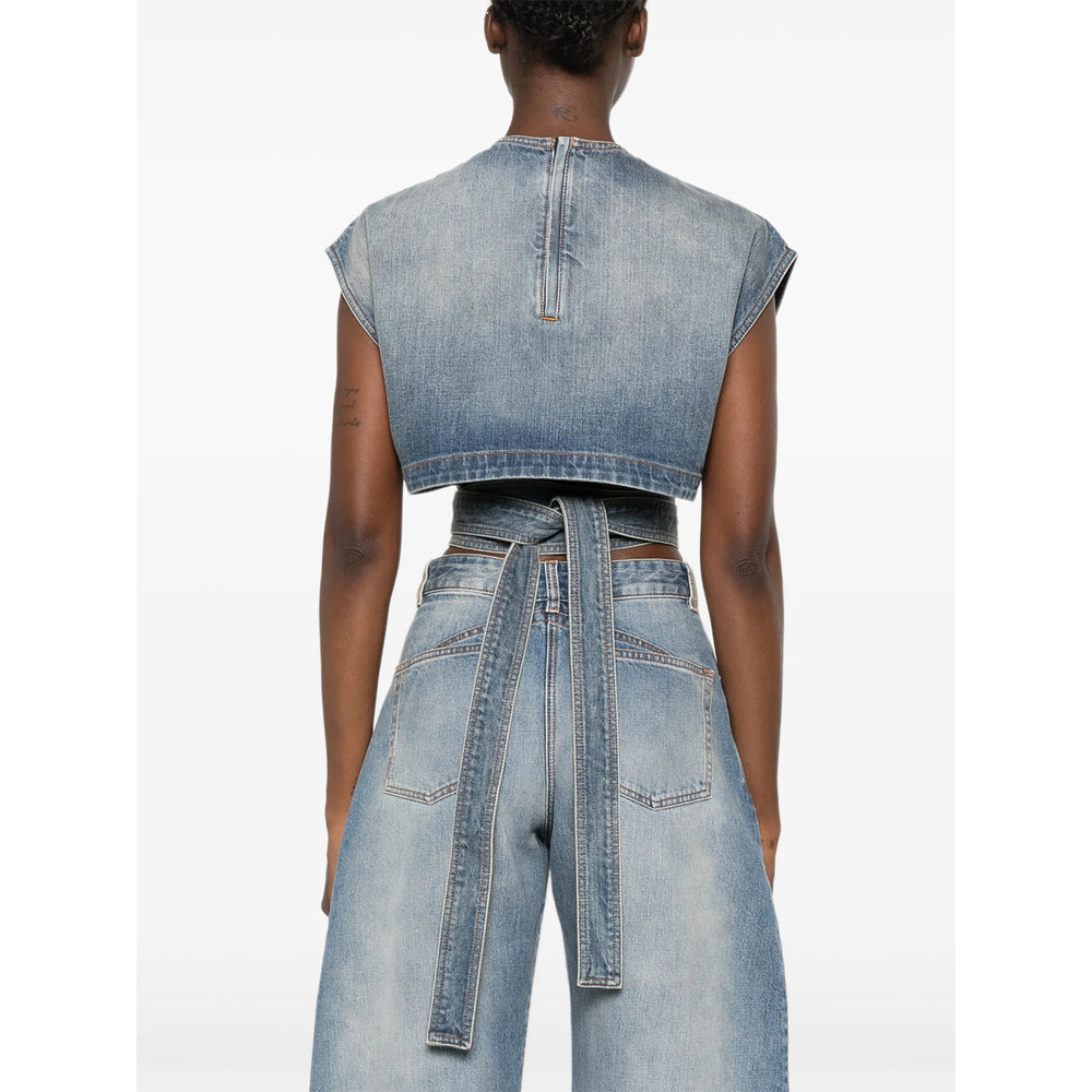 Alaïa Blue Tops - Blouses Women ALAIA