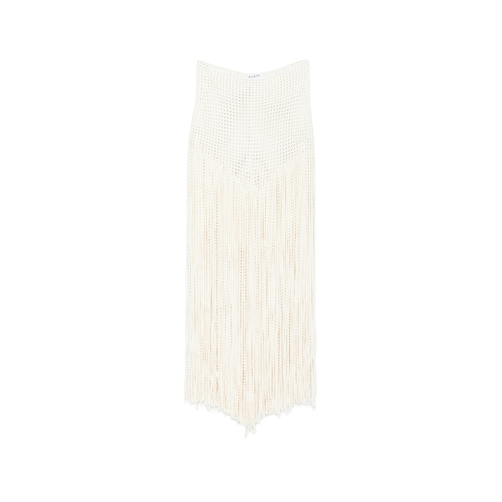 Alaïa Neutrals Trousers - Straight Trousers Women ALAIA