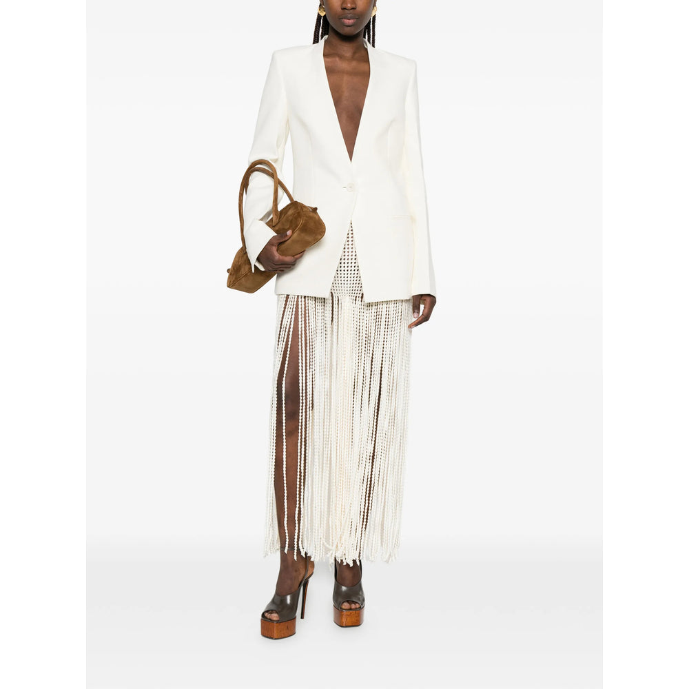 Alaïa Neutrals Trousers - Straight Trousers Women ALAIA