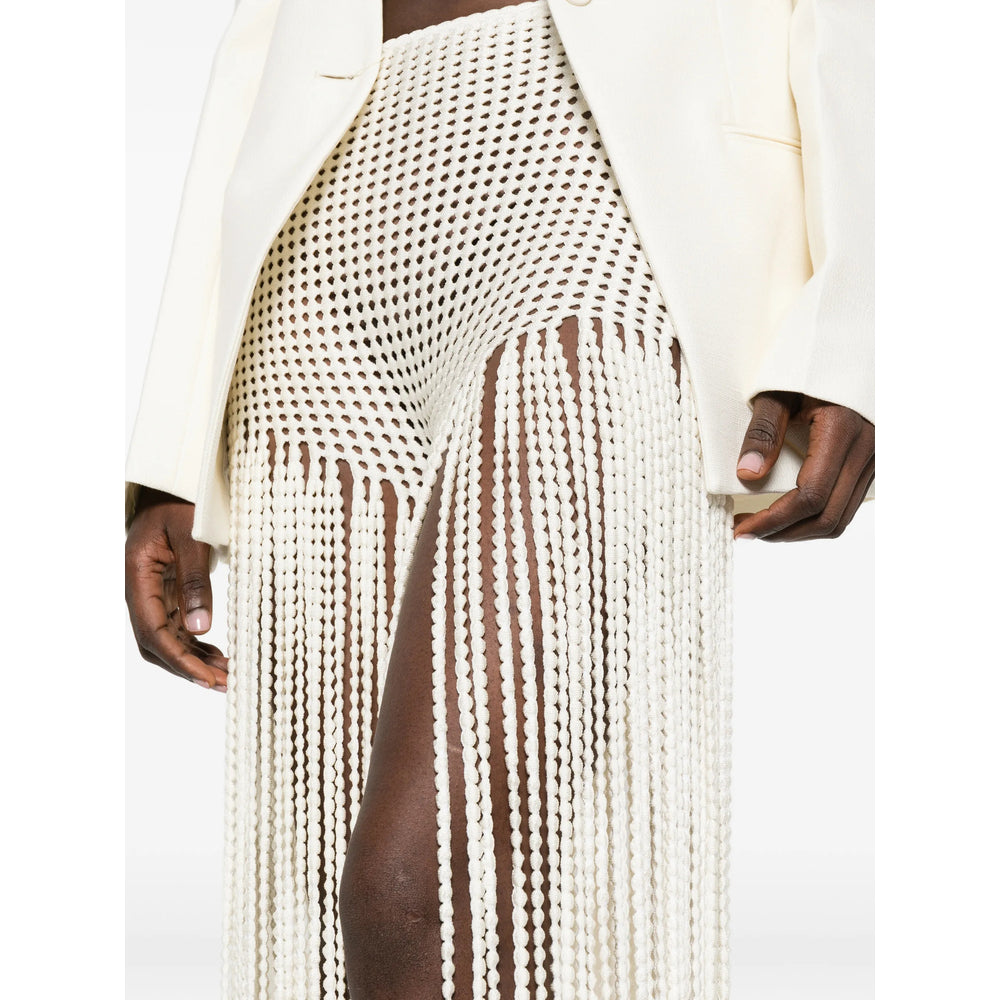 Alaïa Neutrals Trousers - Straight Trousers Women ALAIA