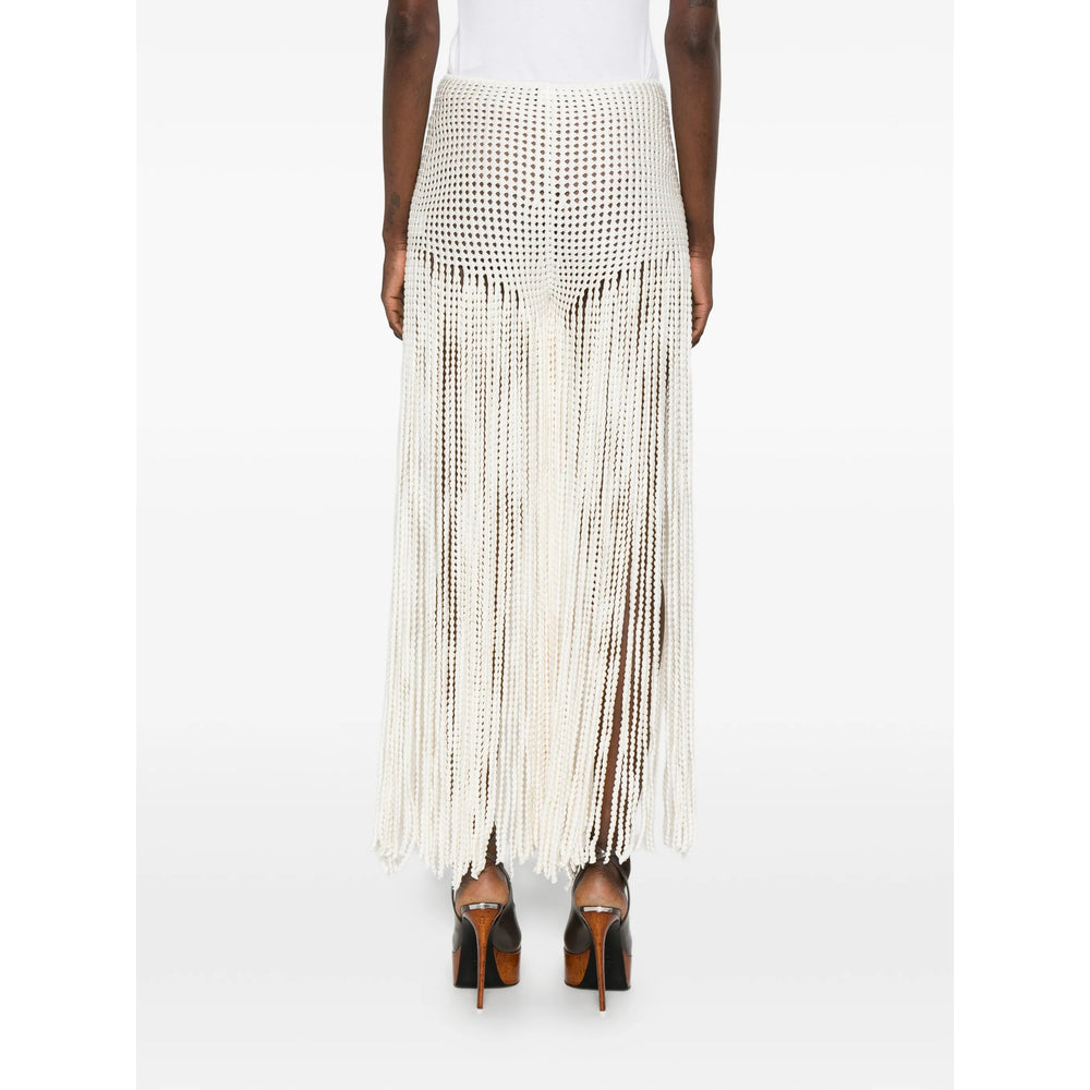 Alaïa Neutrals Trousers - Straight Trousers Women ALAIA