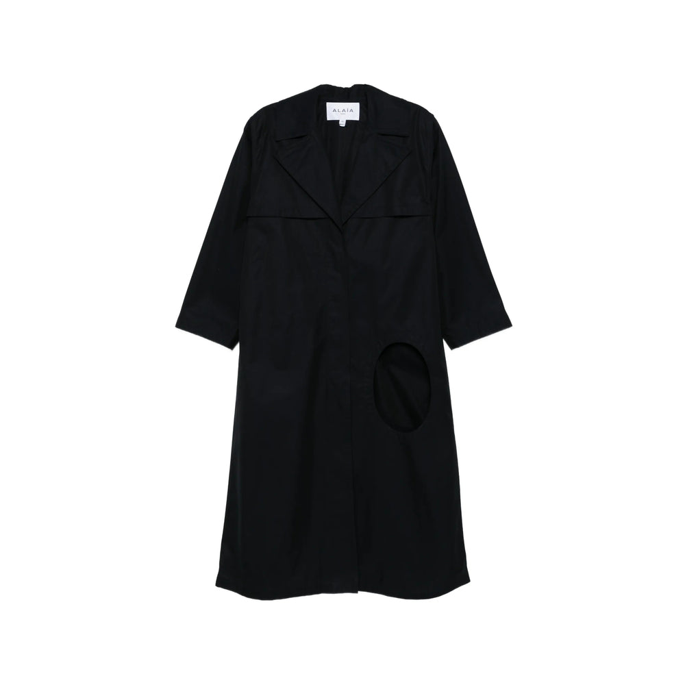 Alaïa Blue Coats - Trench & Raincoats Women ALAIA