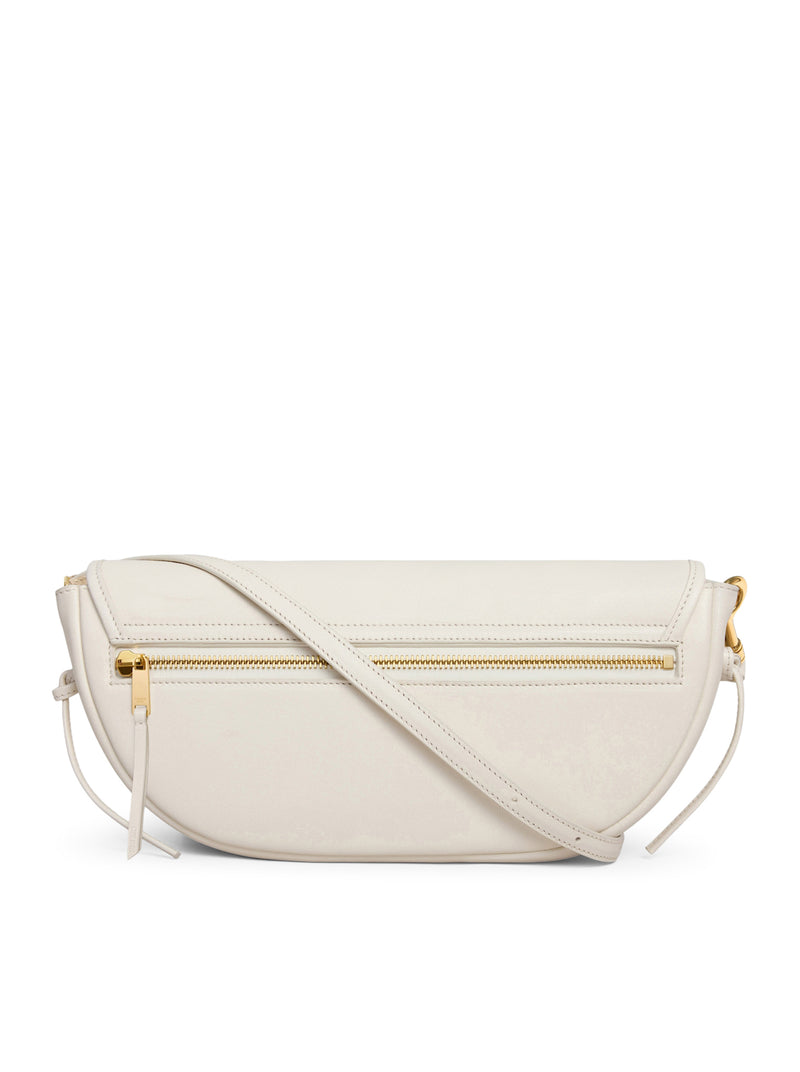 Celine Women Celine Triomphe Small Crescent Soft Bag In Soft Glossy Lambskin CELINE