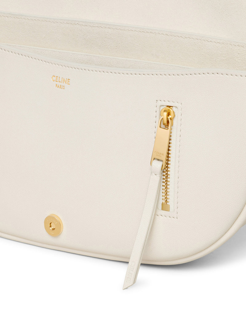 Celine Women Celine Triomphe Small Crescent Soft Bag In Soft Glossy Lambskin CELINE