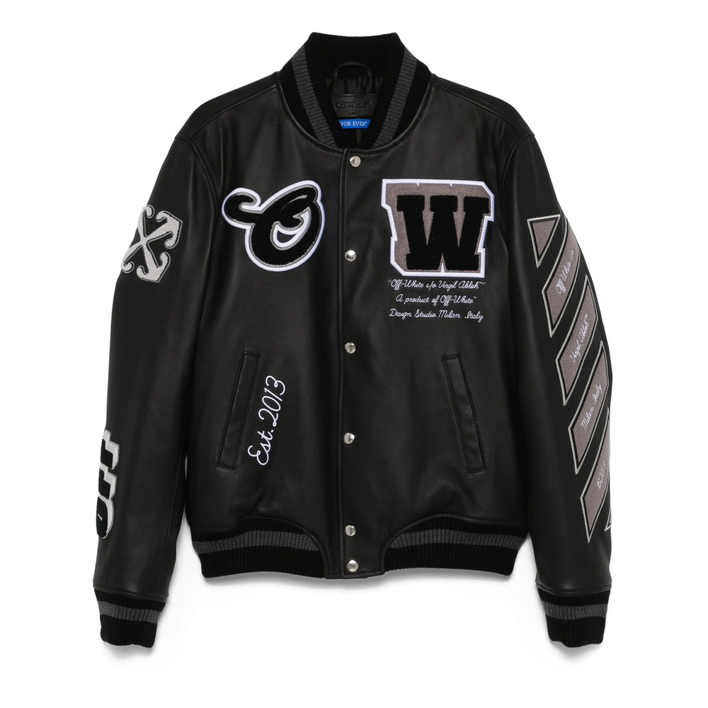 Off-White Black Jackets - Bomber Jackets Men OFF-WHITE