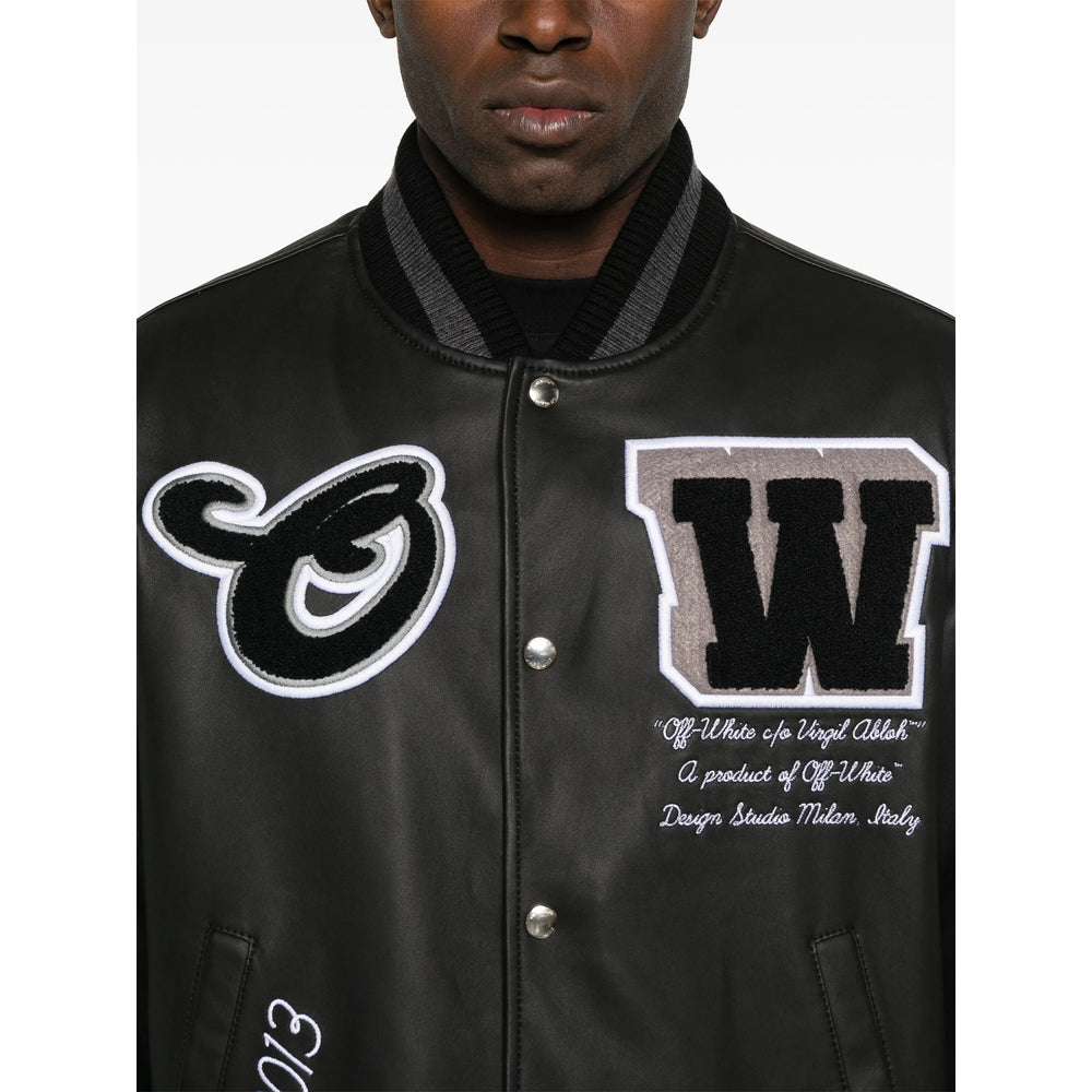 Off-White Black Jackets - Bomber Jackets Men OFF-WHITE