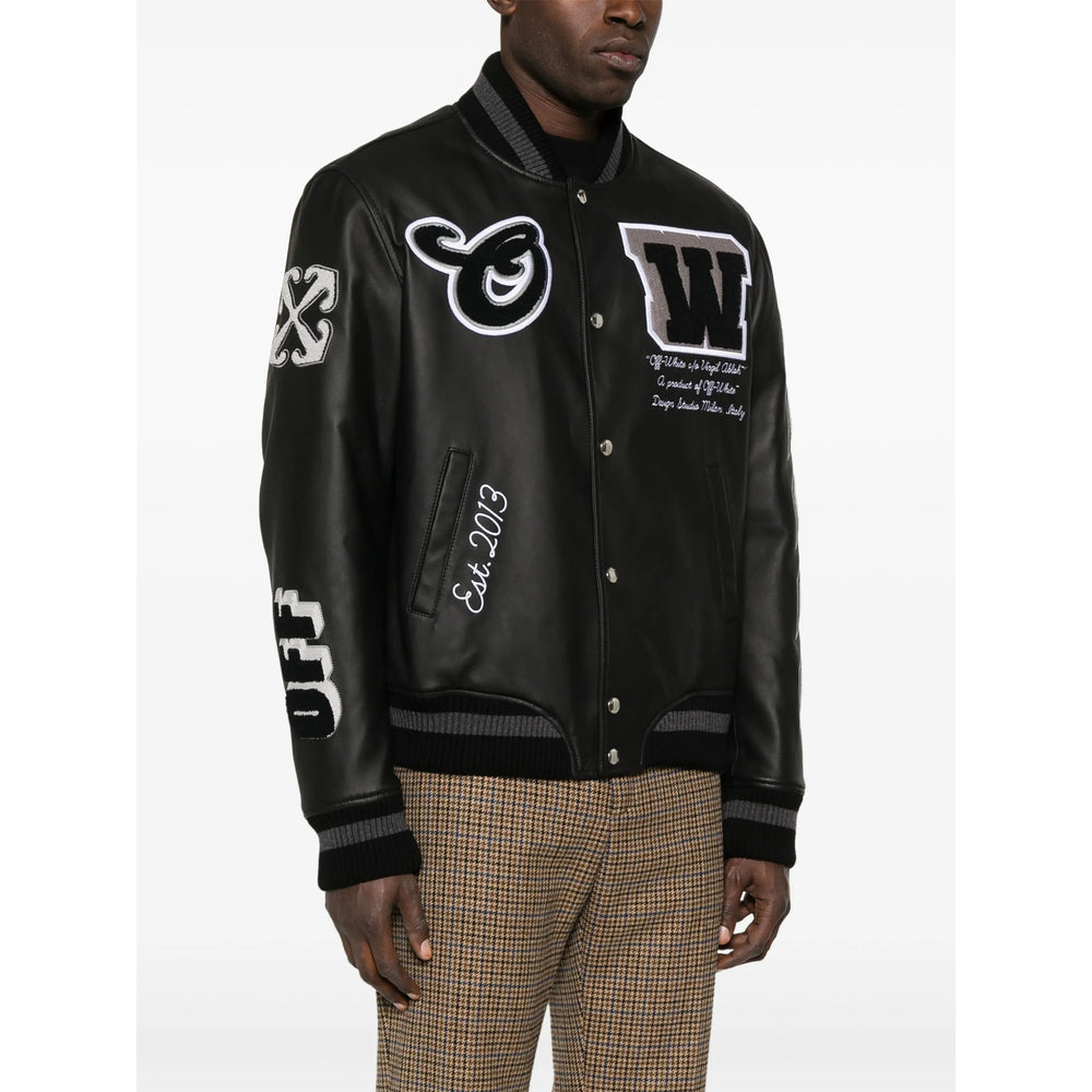 Off-White Black Jackets - Bomber Jackets Men OFF-WHITE