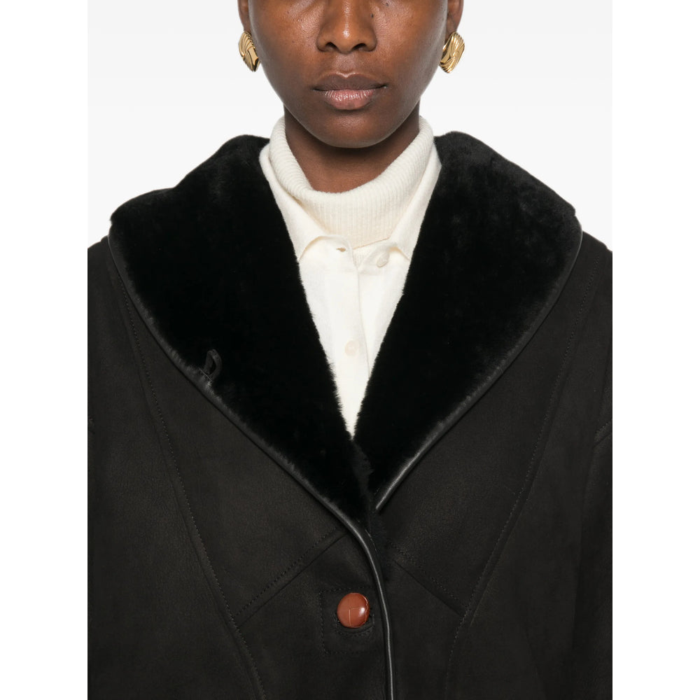 Blazé Milano Black Jackets - Faux Fur & Shearling Jackets Women BLAZE MILANO