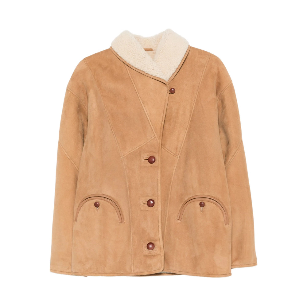 Blazé Milano Brown Jackets - Faux Fur & Shearling Jackets Women BLAZE MILANO