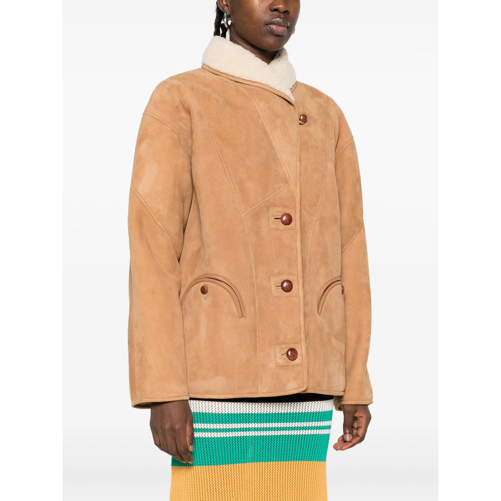 Blazé Milano Brown Jackets - Faux Fur & Shearling Jackets Women BLAZE MILANO