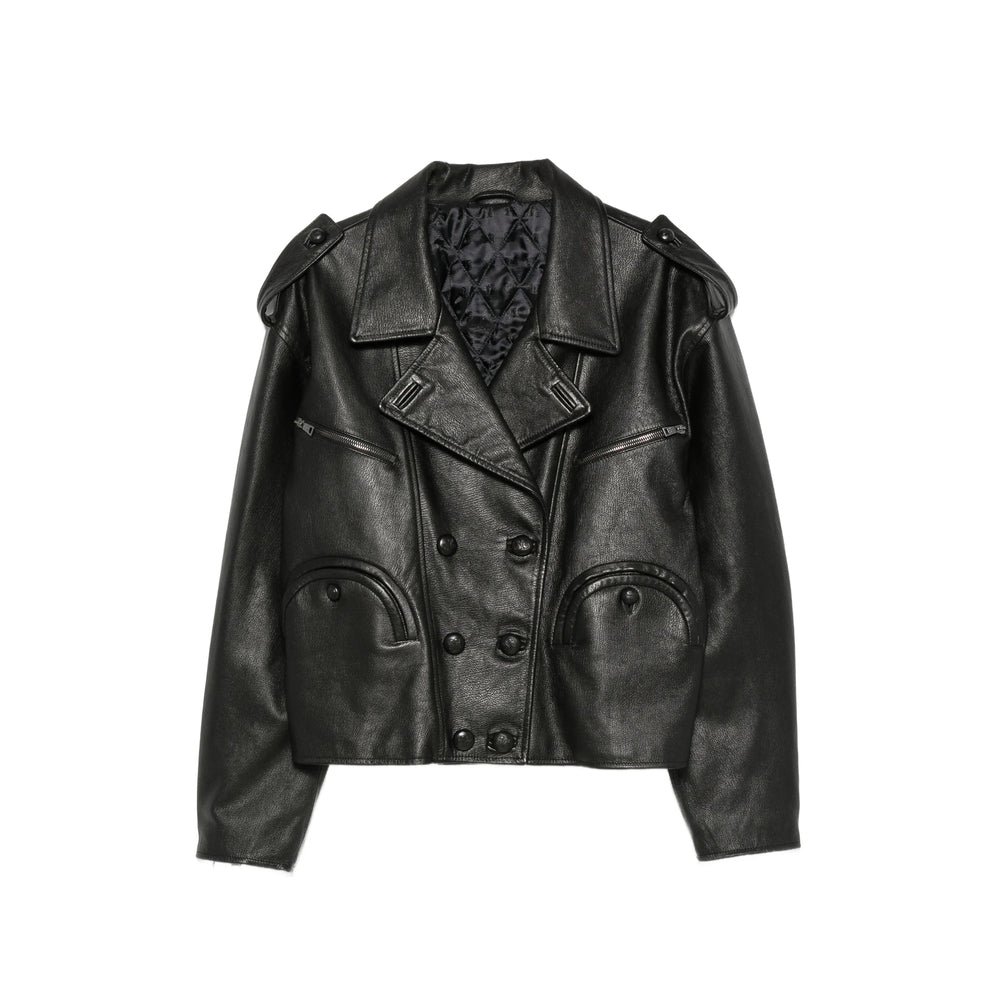 Blazé Milano Black Jackets - Leather Jackets Women BLAZE MILANO