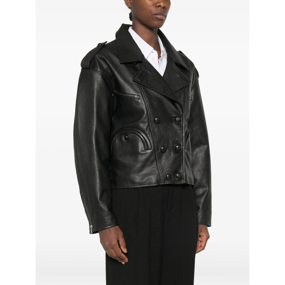 Blazé Milano Black Jackets - Leather Jackets Women BLAZE MILANO