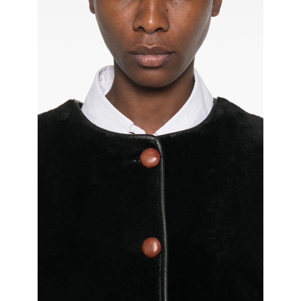 Blazé Milano Black Jackets - Faux Fur & Shearling Jackets Women BLAZE MILANO