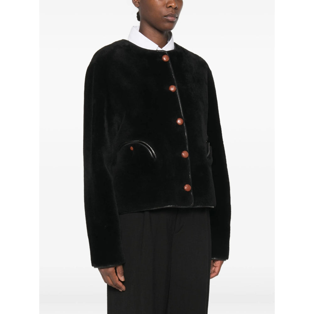 Blazé Milano Black Jackets - Faux Fur & Shearling Jackets Women BLAZE MILANO