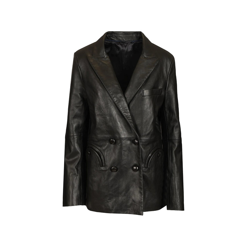 Blazé Milano Black Jackets - Leather Jackets Women BLAZE MILANO