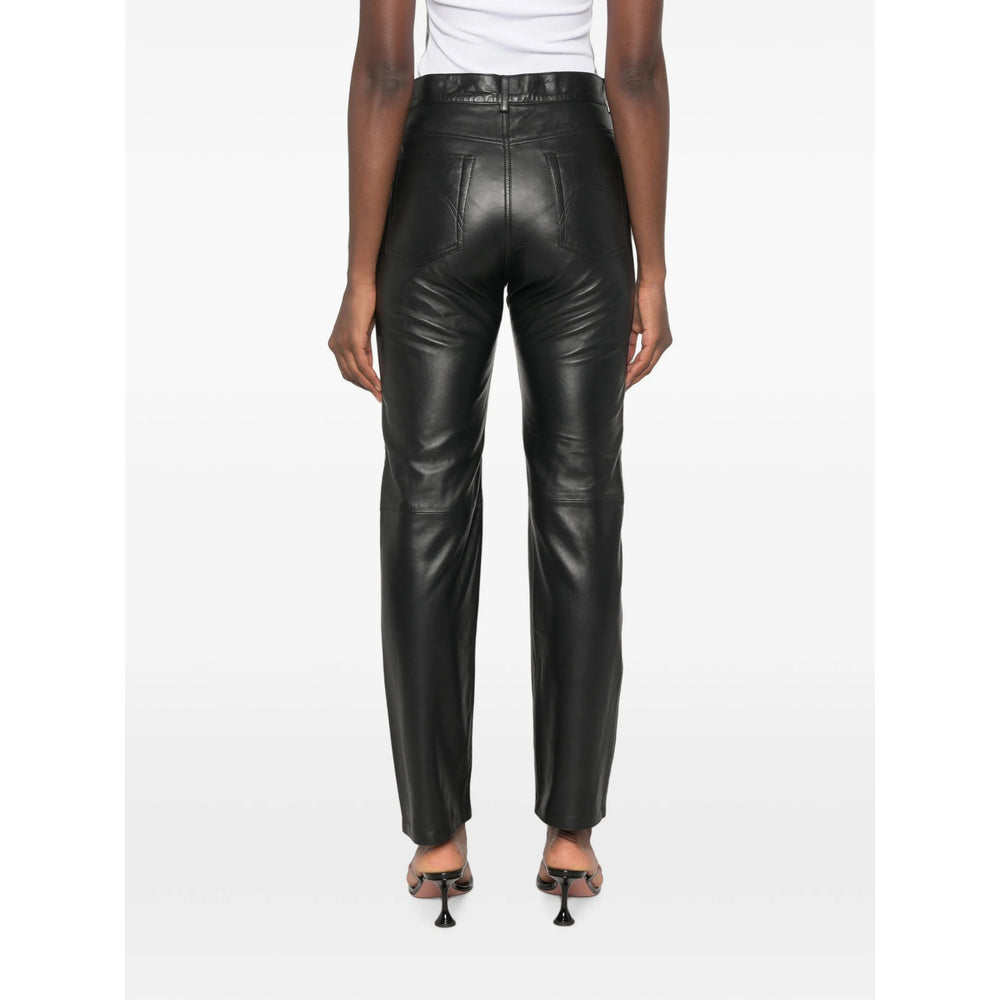 Blazé Milano Black Trousers - Straight Trousers Women BLAZE MILANO