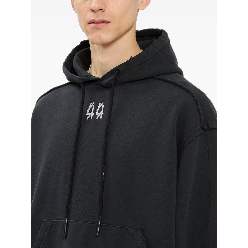 44 Label Group Black Sweaters & Knitwear - Hoodies Men 44 LABEL GROUP