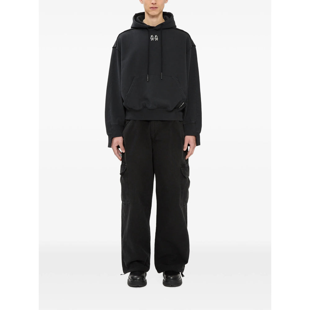 44 Label Group Black Sweaters & Knitwear - Hoodies Men 44 LABEL GROUP