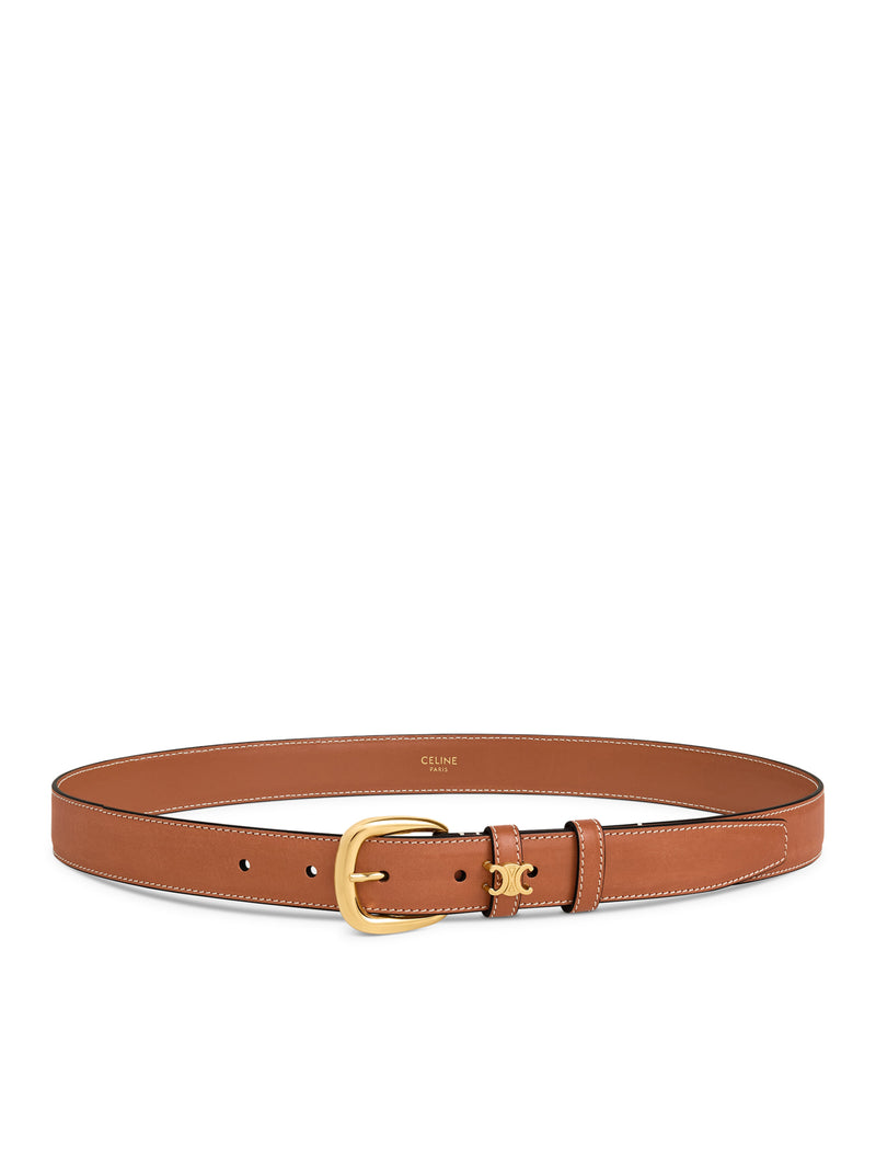 Celine Women Vivienne 25Mm Belt In Natural Calfskin CELINE