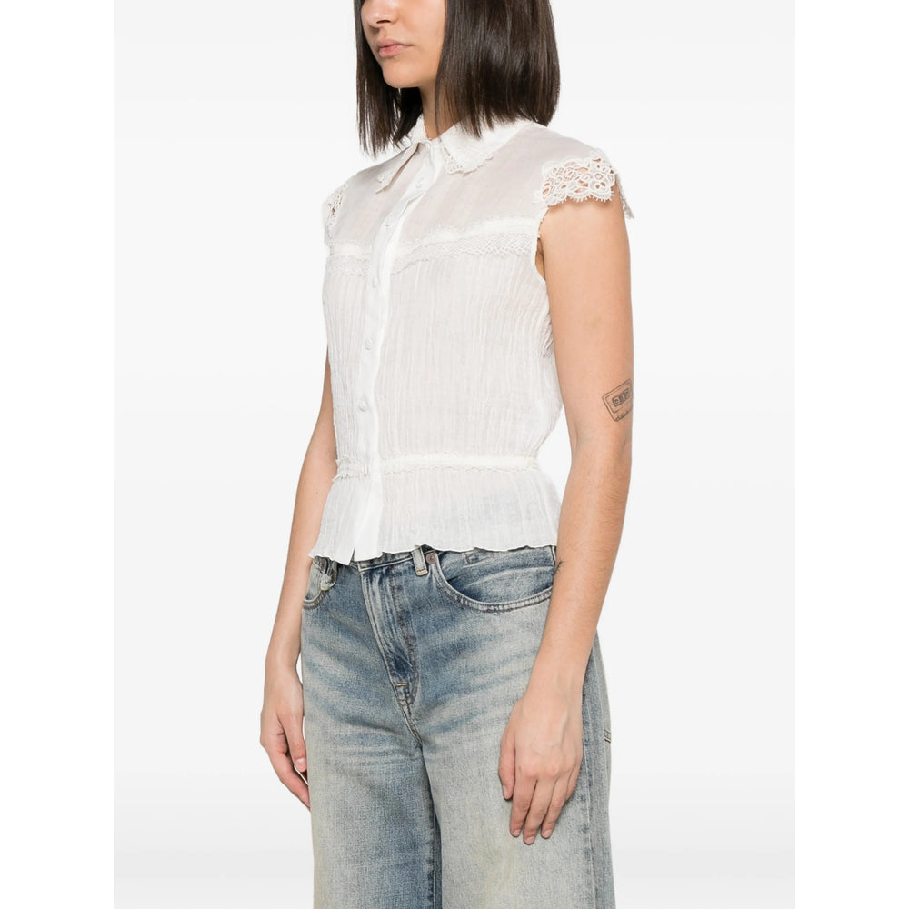 Ermanno Scervino White Tops - Blouses Women ERMANO SCERVINO