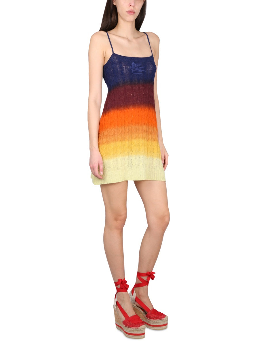Etro Women Shaded Wool Mini Dress ETRO