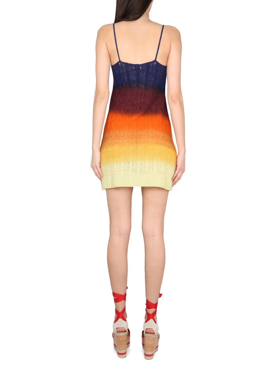 Etro Women Shaded Wool Mini Dress ETRO